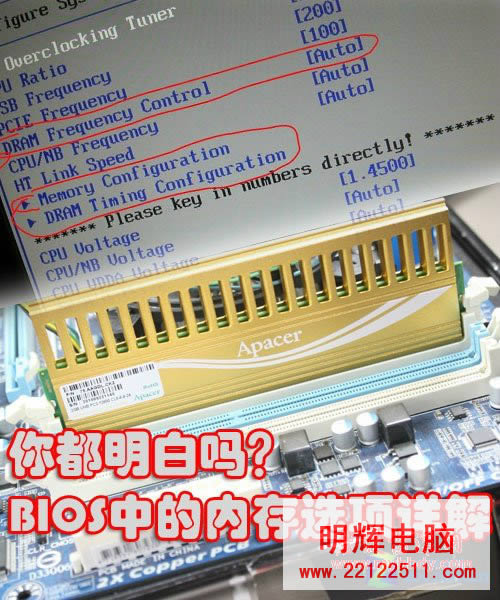 关于内存BIOS选项