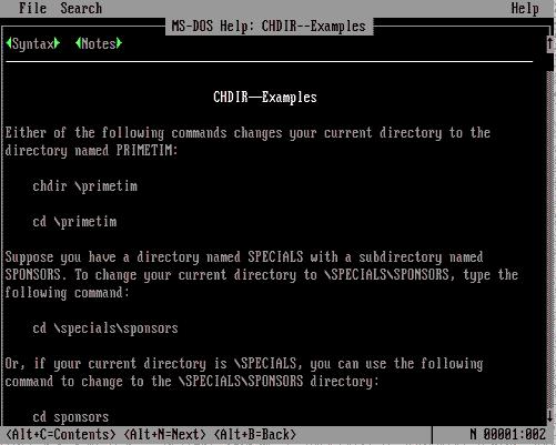 cd �����������ʾ