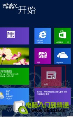 ��ô��� �����Լ���Windows 8ϵͳ��ʼ��Ļ